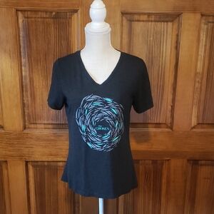The Chosen Black V-Neck Women's Top